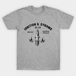Ignition and dynamo spark plug T-Shirt